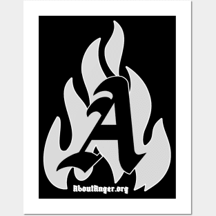 Flaming “A” Logo Posters and Art